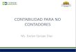 Charlas N° 05 y 06: Contabilidad para no contadores I y II - Evelyn Quispe