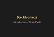 Backbone.js introduction workshop