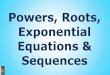 Math for 800   07 powers, roots and sequences