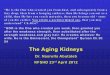 The aging kidneys