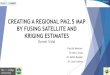 CREATING A REGIONAL PM2.5 MAP BY FUSING SATELLITE AND KRIGING ESTIMATES