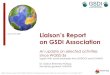 GSDI Liaison report on Earth Observation-related activities for the CEOS WGISS