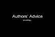 Authors' advice