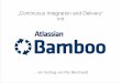 Continiuous Integration and Delivery with Bamboo