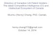 The archived Canadian US Patent Competitive Intelligence Database (2014/10/14)
