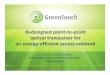Redesigned Point-to-Point Optical Transceiver for an Energy-Efficient Access Network