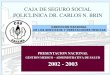 Plan estratégico - Evaluación _ Policlínica Dr. Carlos N. Brin - 2003