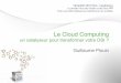 Le Cloud : un catalyseur pour transformer votre DSI ? (USI 2010)