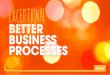 Information at Work: 7 areas to look for exceptional business processes