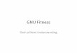 GNU Fitness