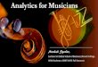 Analytics for Musicians - Presentation to Chamber Music America - December 2nd, 2014