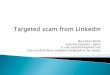Internet fraud from linkedin