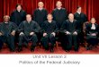 3 politics of the federal judiciary