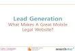 What makes a great mobile legal website?