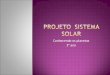 Projeto  sistema solar - 3º ano  - Ensino Fundamental
