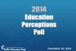 2014 Education Perceptions Poll
