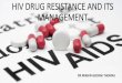 hiv drug resistance and its management