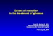 Extent of resection in the treatment of gliomas