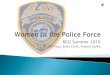 Harrassment Against Women in the Police Force