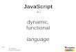 Javascript as a functional, dynamic language