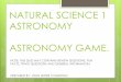 THE ASTRONOMY GAME