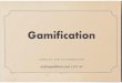 Gamification - an introduction