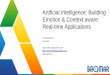 Filip Maertens - Artificial Intelligence: Building Emotion & Context aware Real-time Applications