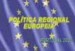 Política regional europeia