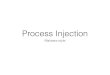 Process injection - Malware style