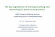 The Key ingredients of training coaching and monitoring for Youth Entrepreneurs