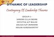 Contingency of leadership