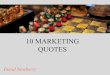 10 Marketing Quotes