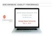 Benchmarking Usability Performance