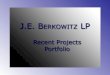 JE Berkowitz, Recent Projects Portfolio