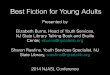 Best books for young adults program 2014 njasl conference PowerPoint to accompany handout of titles