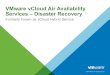 VMware vCloud Air Availability Services â€“ Disaster Recovery