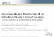 Kempf, Sondergeld: Indicator-Based Monitoring of an Interdisciplinary Field of Science