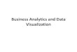 Business analytics and data visualisation