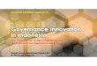 Governance Innovation in Indonesia