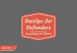 DevOps for Defenders in the Enterprise