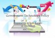 IT chapter 2 government technology policy-Malaysia
