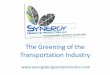 The Greening Of The Transportation Industry