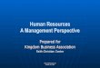 Human Resources A Management Perspective