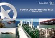 Golar LNG Q4 2012 results presentation