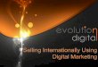 Selling internationally with digital marketing slide
