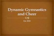 Dynamic gymnastics and cheer powerpoint