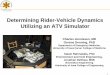 ATV Safety Summit: Vehicle Tech Innovations - Determining Rider-Vehicle Dynamics Utilizing an ATV Simulator