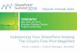 Outsourcing your SharePoint Hosting: The Cloud's Fine Print Magnified