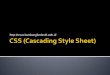 Belajar CSS (cascading style sheet)