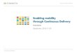 Enabling Mobility through Continuous Delivery